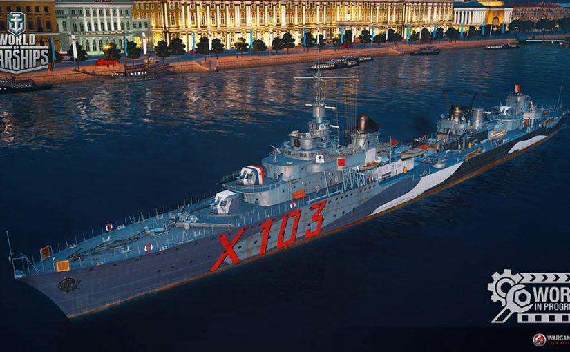 destroyer Le Terrible dans World of Warships WoWs